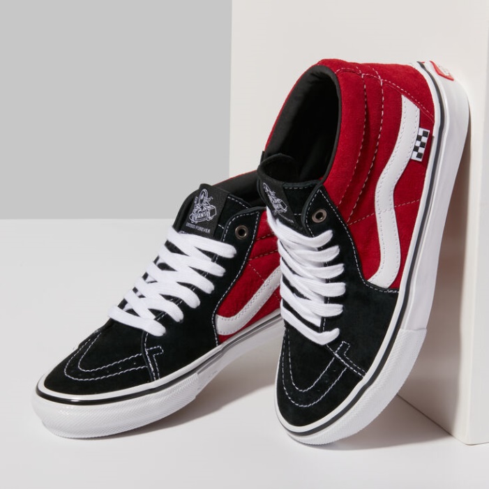 Vans Skate Grosso Középfekete-piros