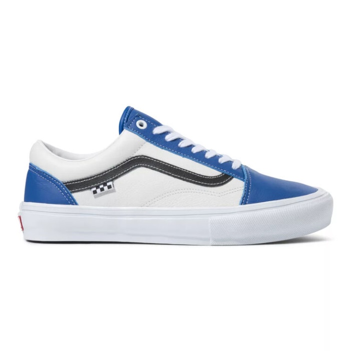 Furgonok Sport Bőr Korcsolya Old Skool True Blue-white