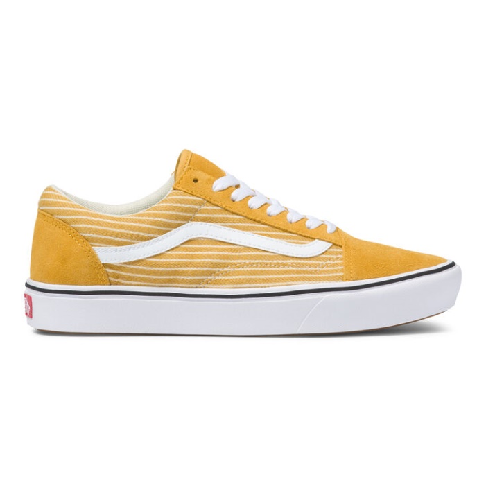 Vans Stripe Comfycush Old Skool Golden Glow-true White