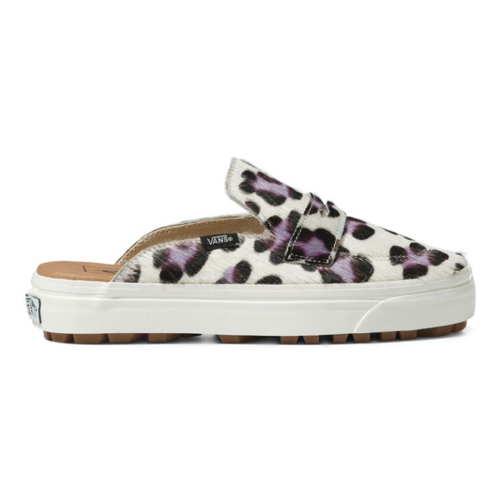 Van Style 53 Mule Dx White-leopard