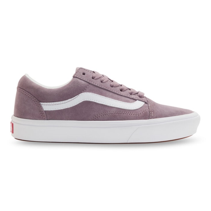 Vans Suede Comfycush Old Skool Purple Dove-true White