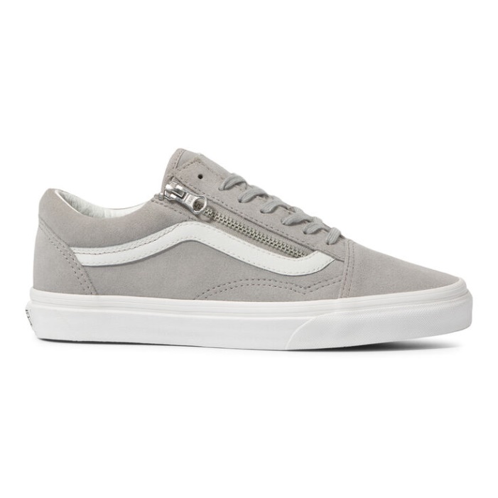 Furgonok Velúr Old Skool Zip Drizzle-blanc De Blanc