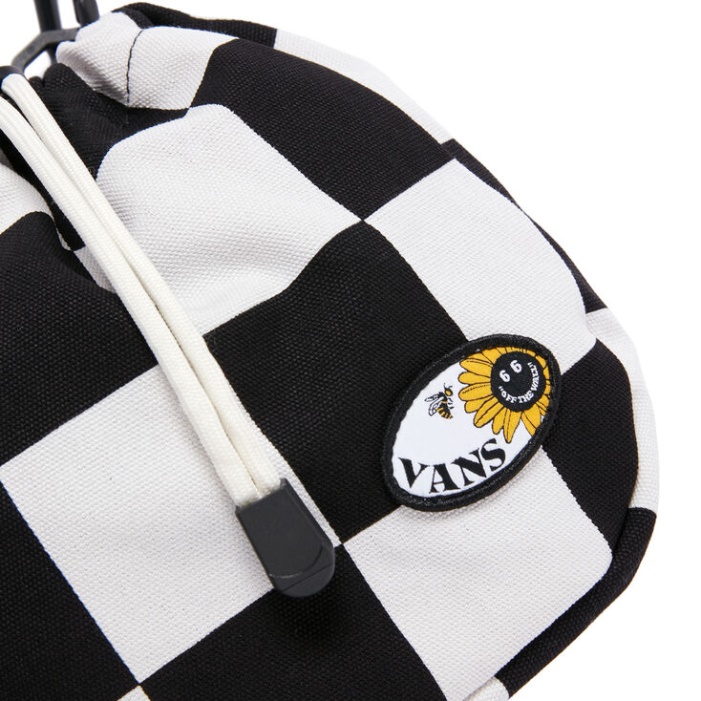 Furgonok Napraforgó Csekk Crossbody Mályvacukor Sakktábla