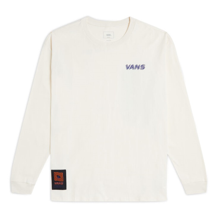 Vans Survival Hosszú Ujjú Póló Antik Fehér