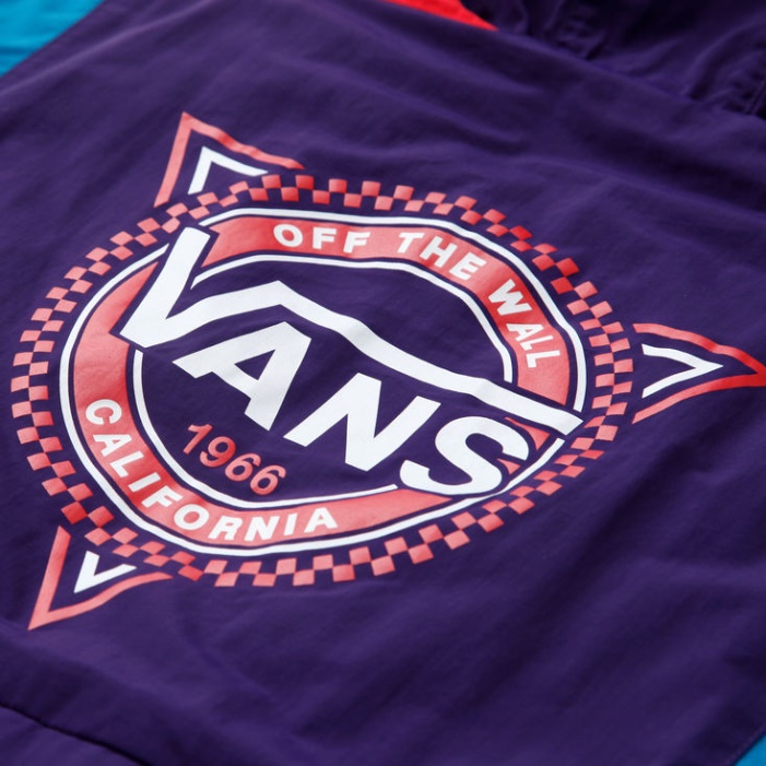Vans Szalagot Le Retro Kabát Ejtőernyős Lila