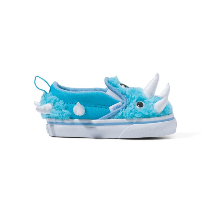 Vans Toddler Monster Slip-on V Blue Atoll-true White