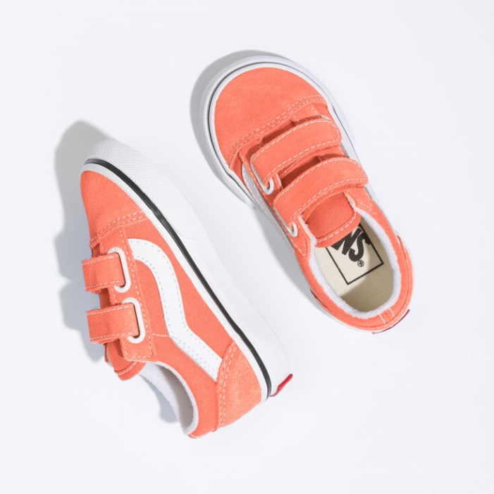 Vans Toddler Old Skool V Dinnye-true White