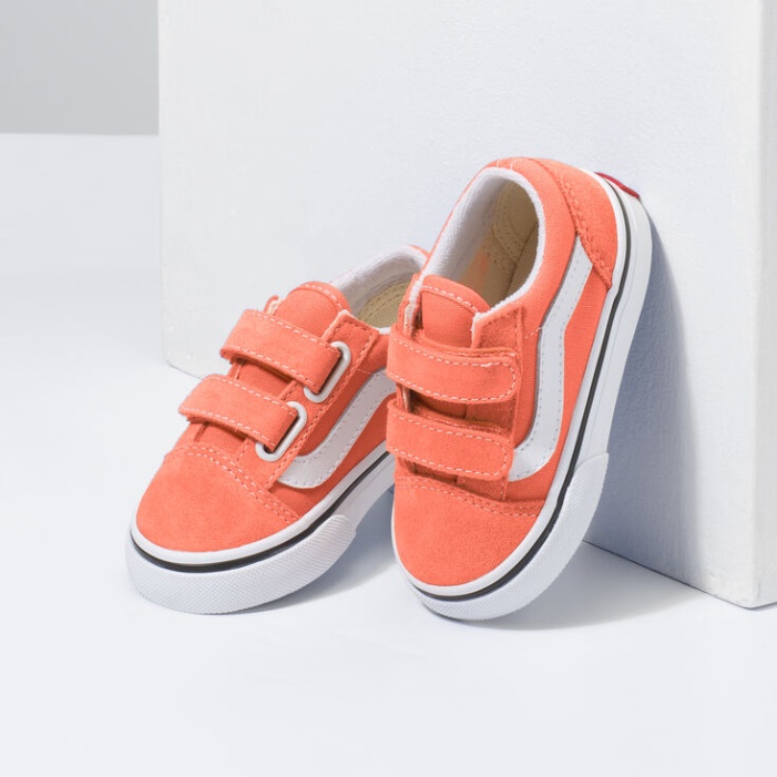 Vans Toddler Old Skool V Dinnye-true White