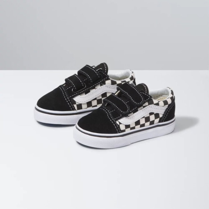Vans Toddler Old Skool V (elsődleges Ellenőrzés) Fekete-fehér