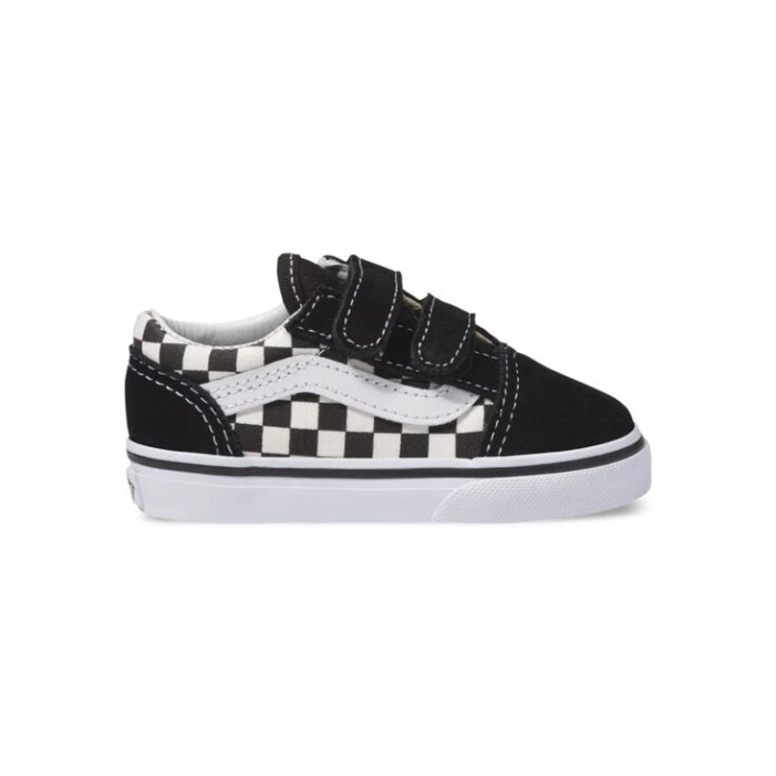 Vans Toddler Old Skool V (elsődleges Ellenőrzés) Fekete-fehér