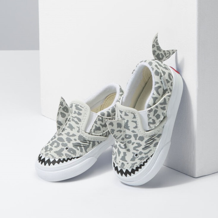 Kisteherautók Toddler Shark Slip-on V Leopárdcápa