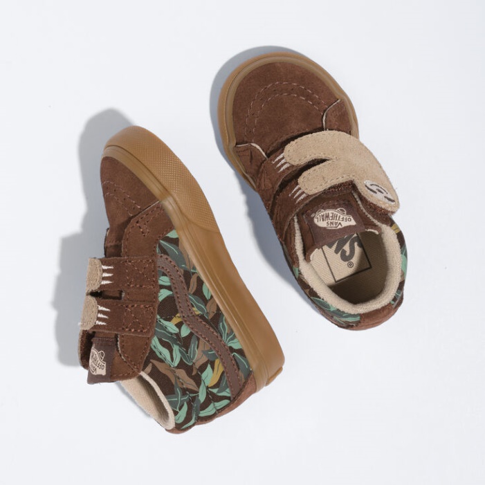 Vans Toddler Sk8-mid Reissue Virágföld-klasszikus Gumi