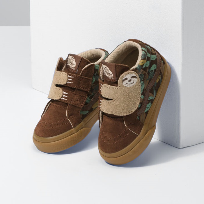 Vans Toddler Sk8-mid Reissue Virágföld-klasszikus Gumi