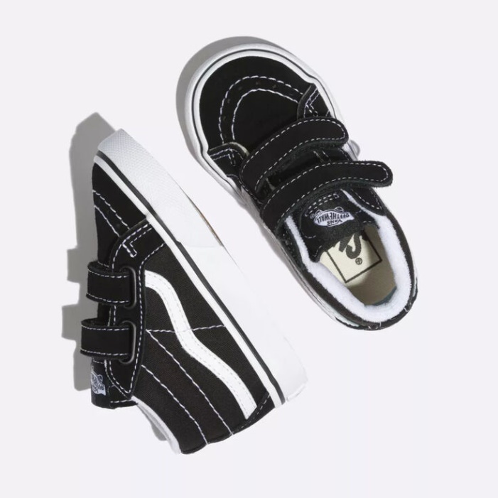 Vans Toddler Sk8-mid Reissue V Black-true White