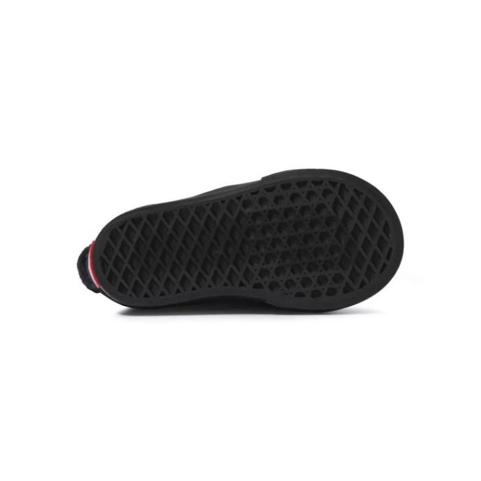 Vans Toddler Slip-on V Macska Fekete-igazi Fehér