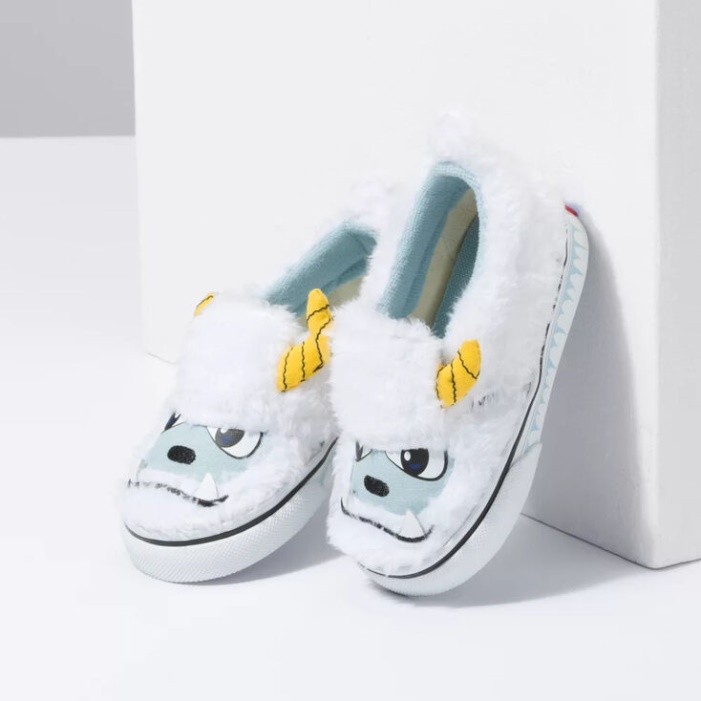 Vans Toddler Slip-on V Yeti (yeti) Fekete-igaz Fehér