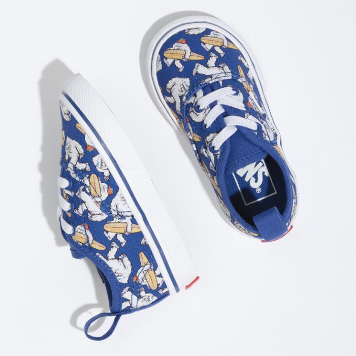 Vans Toddler Yeti Surf Autentikus Elasztikus Csipke Limoges-true White