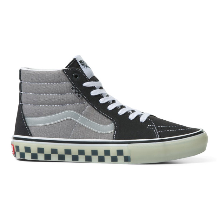 Furgonok áttetsző Rája Sk8-hi Gumiszürke