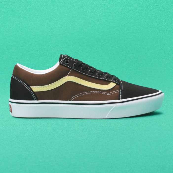 Vans Tri-tone Comfycush Old Skool Fekete-eső Dob-krém Arany