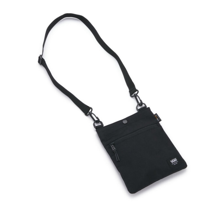 Furgonok Városi Ingázó Crossbody Fekete