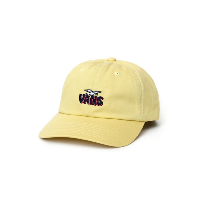 Vans Walash ívelt Bill Jockey Sapka Sárga Krém