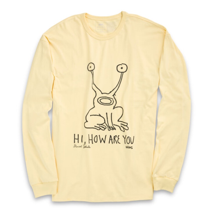 Furgonok X Daniel Johnston Otw Hosszú Ujjú Póló Halvány Banán