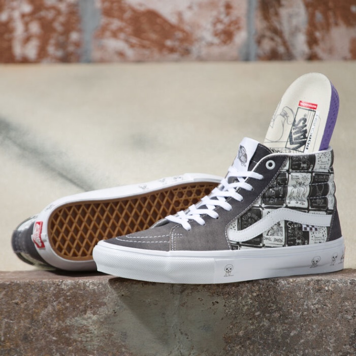 Furgonok X Daniel Johnston Skate Sk8-hi Raven