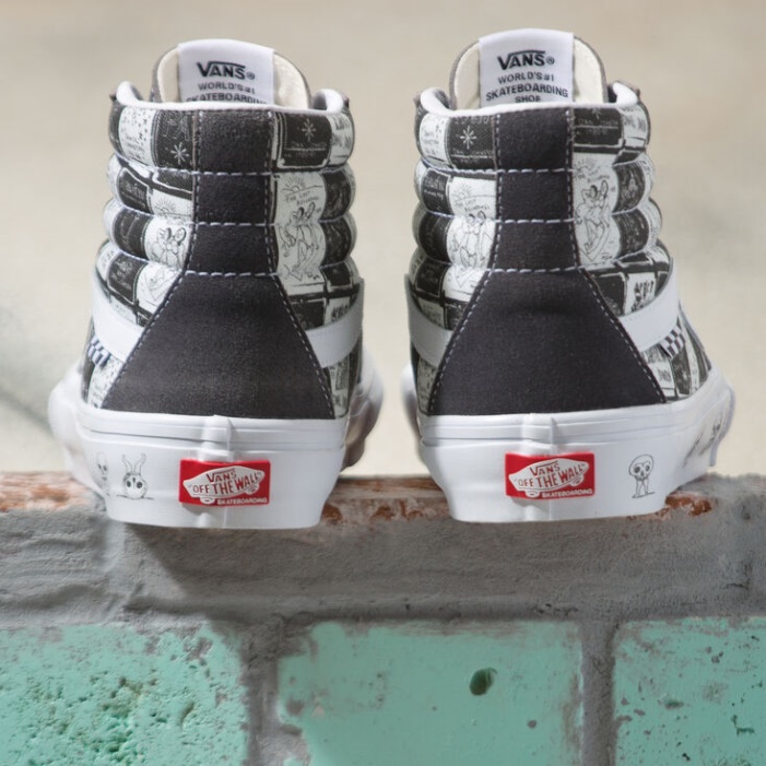 Furgonok X Daniel Johnston Skate Sk8-hi Raven