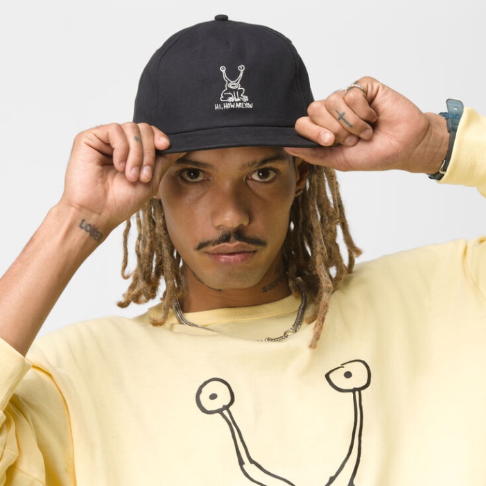 Furgonok X Daniel Johnston Strukturálatlan Kalap Fekete