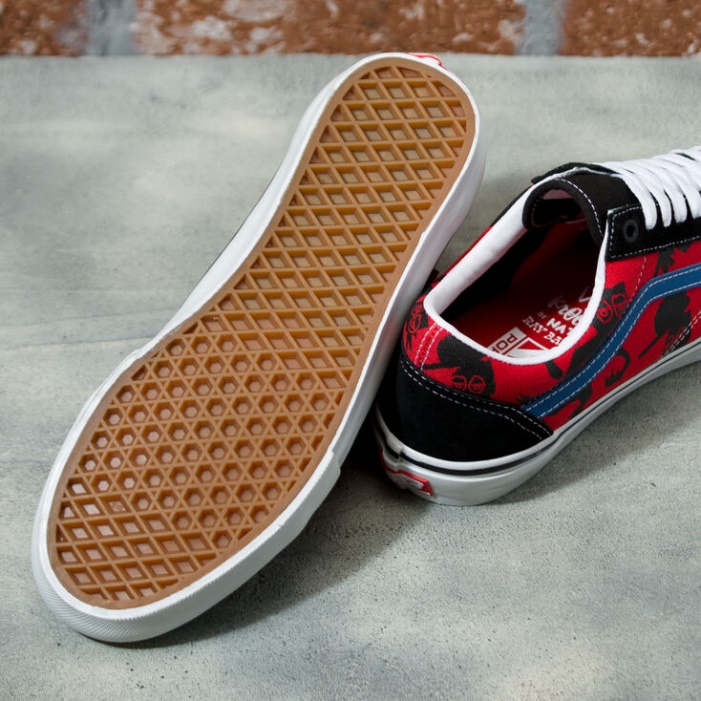 Vans X Krooked Natas Művészetével, Ray Barbee Old Skool Red