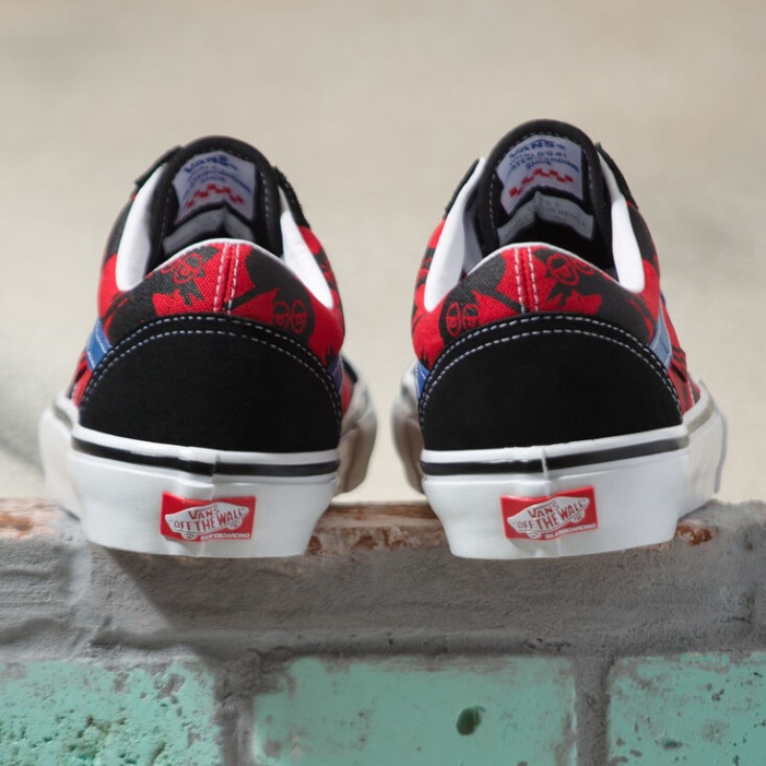 Vans X Krooked Natas Művészetével, Ray Barbee Old Skool Red