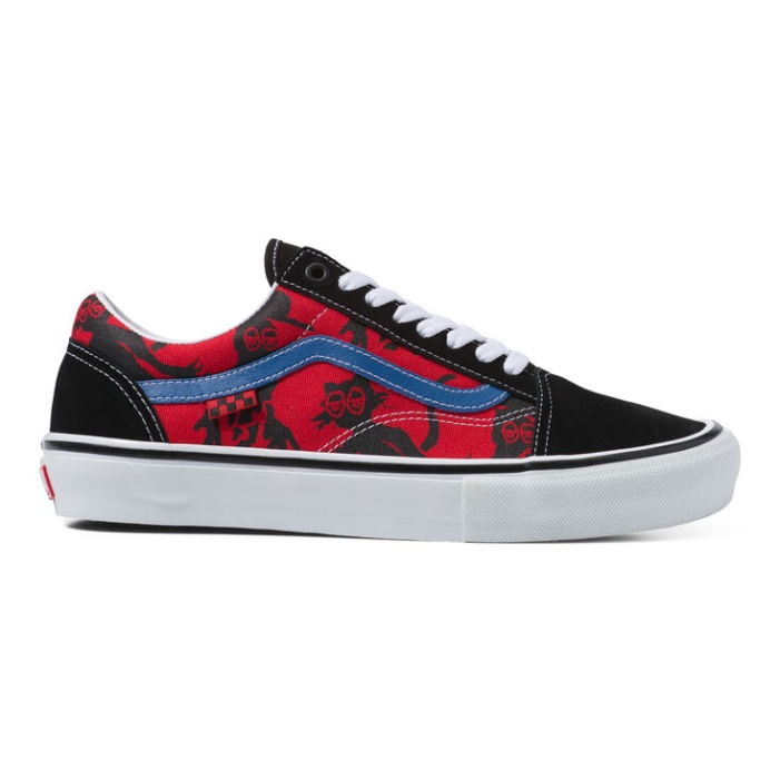 Vans X Krooked Natas Művészetével, Ray Barbee Old Skool Red