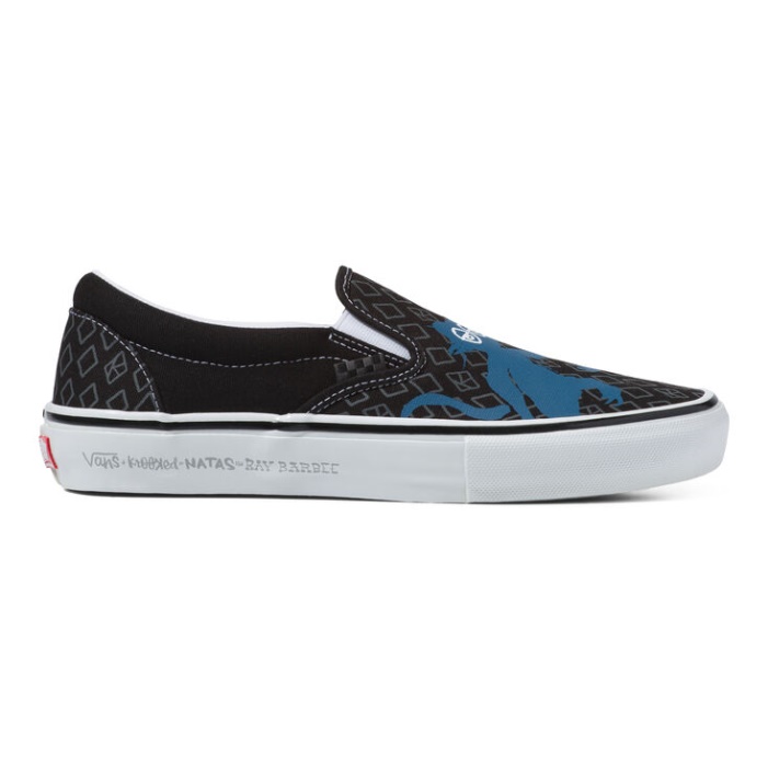 Furgonok X Krooked Skate Slip-on Fekete