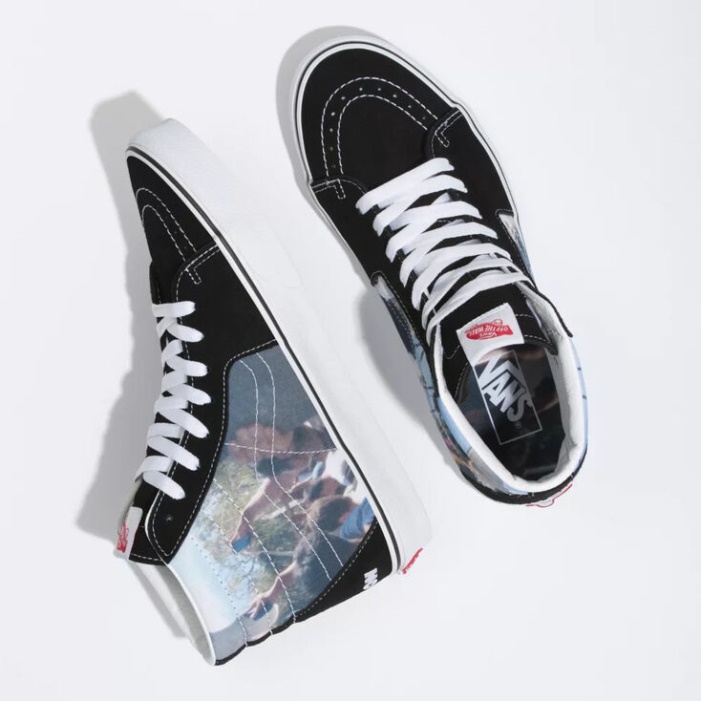 Furgonok X Moca Sk8-hi Frances Stark-black