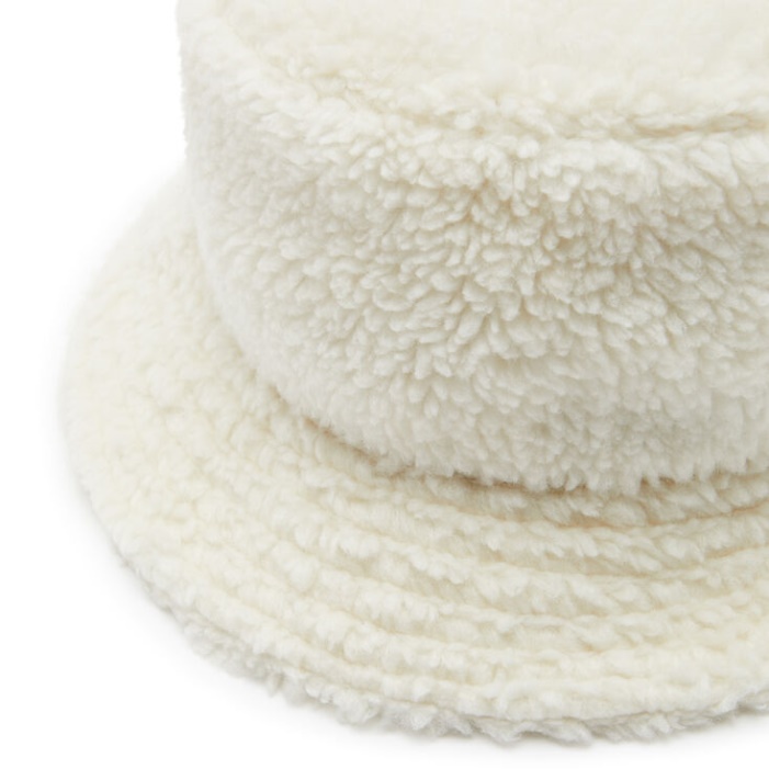 Furgonok X Print Undertone Bucket Hat Antik Fehér Sherpa