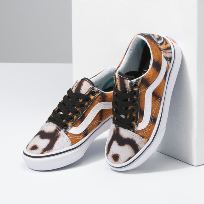 Furgonok X Projekt Macska Gyerekek Comfycush Old Skool Projectcat-multi Tiger