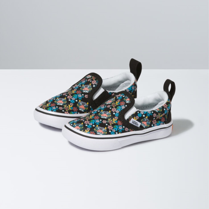Furgonok X Projekt Macska Totyogó Comfycush Slip-on V Projectcat-tigris Virágos