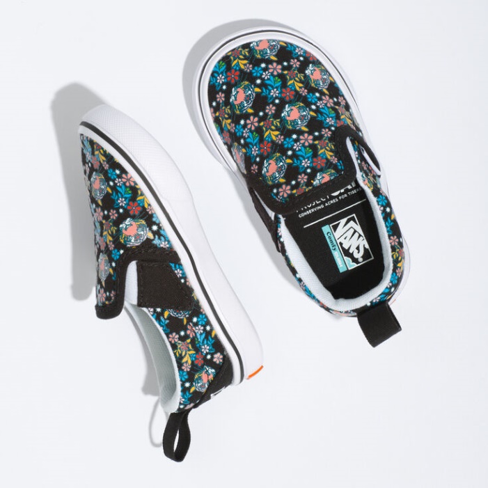 Furgonok X Projekt Macska Totyogó Comfycush Slip-on V Projectcat-tigris Virágos