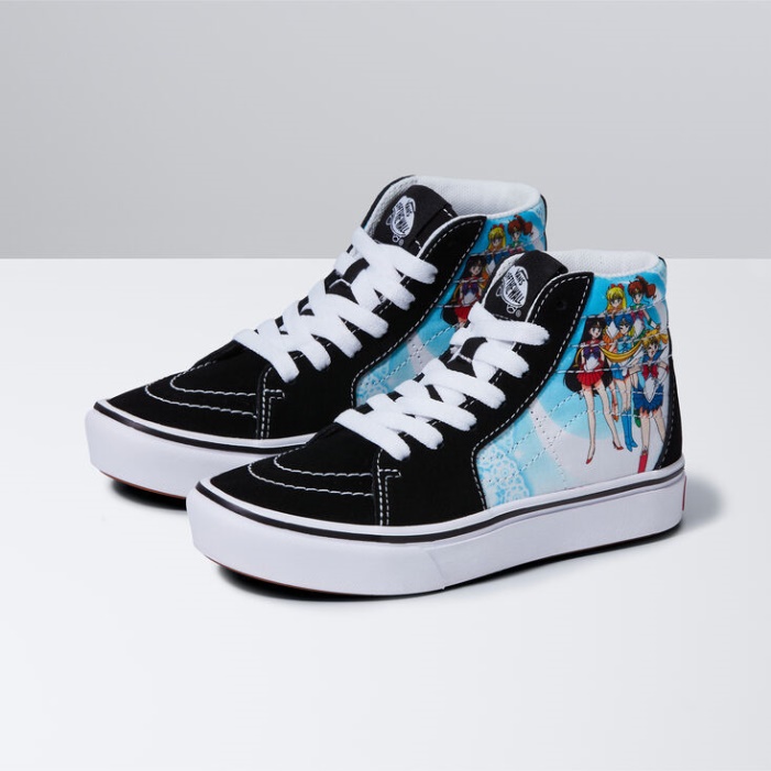 Furgonok X Sailor Moon Kids Comfycush Sk8-hi Multi-black