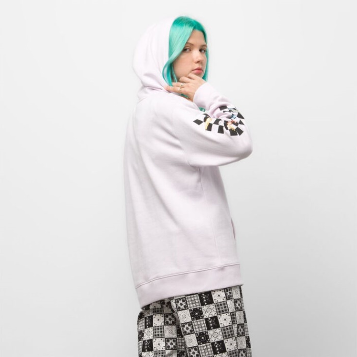 Furgonok X Skateistan Boyfriend Kapucnis Orchidea Jég
