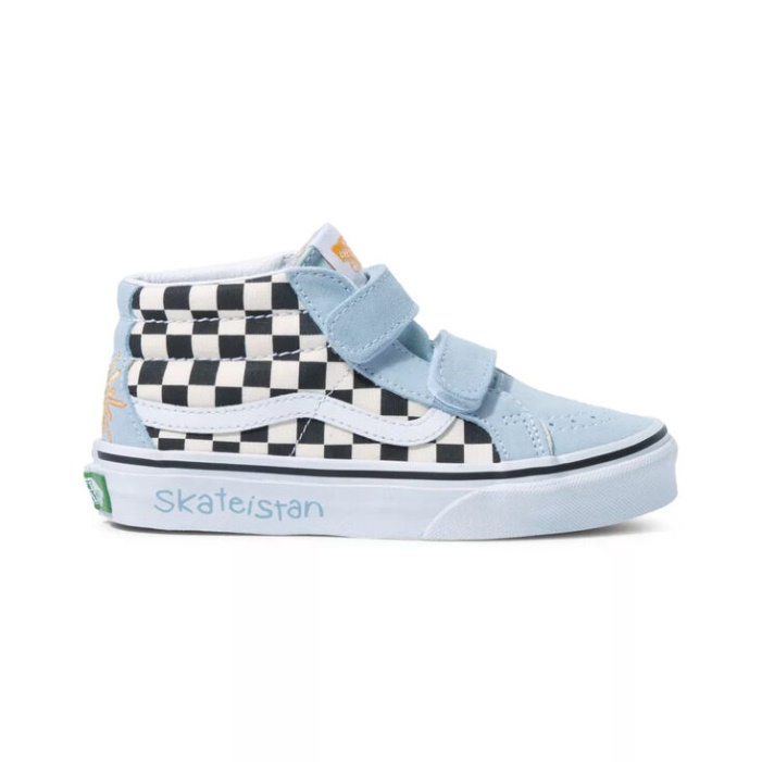 Furgonok X Skateistan Kids Sk8-mid Reissue V Sakktábla