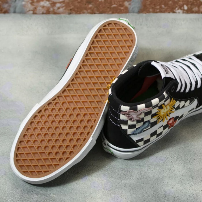 Furgonok X Skateistan Skate Sk8-hi Sakktábla