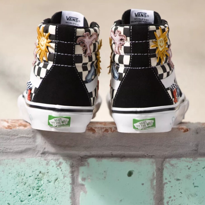 Furgonok X Skateistan Skate Sk8-hi Sakktábla