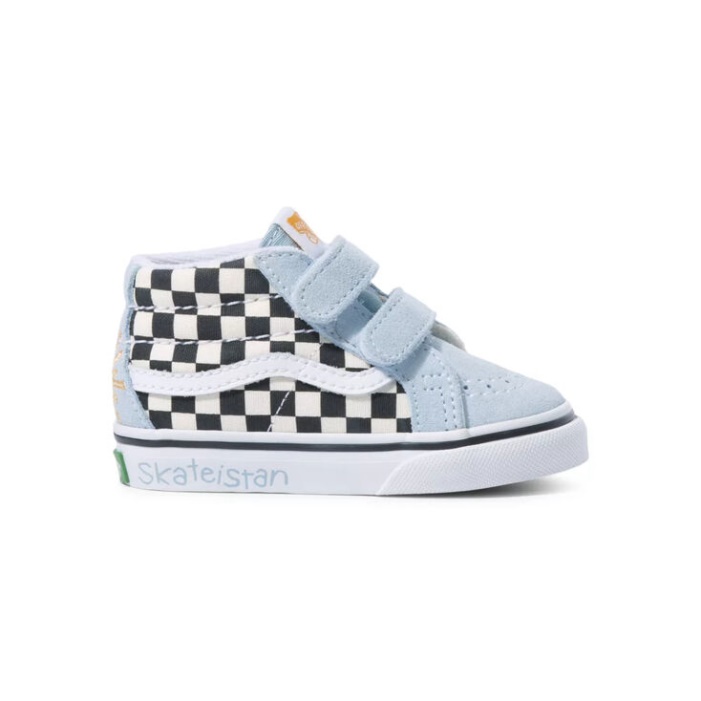 Furgonok X Skateistan Toddler Sk8-mid Reissue V Sakktábla