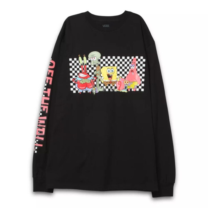 Furgonok X Spongebob Karakterek Hosszú Ujjú Póló Karakterek