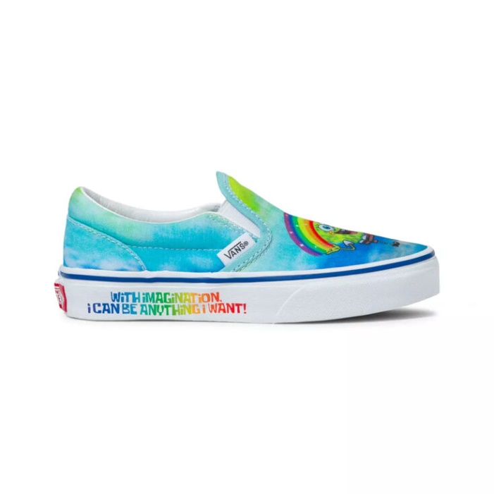 Furgonok X Spongebob Kids Klasszikus Slip-on Imaginaaation Blue