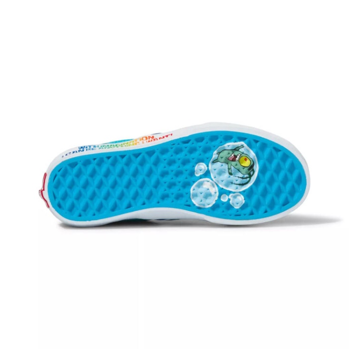 Furgonok X Spongebob Kids Klasszikus Slip-on Imaginaaation Blue