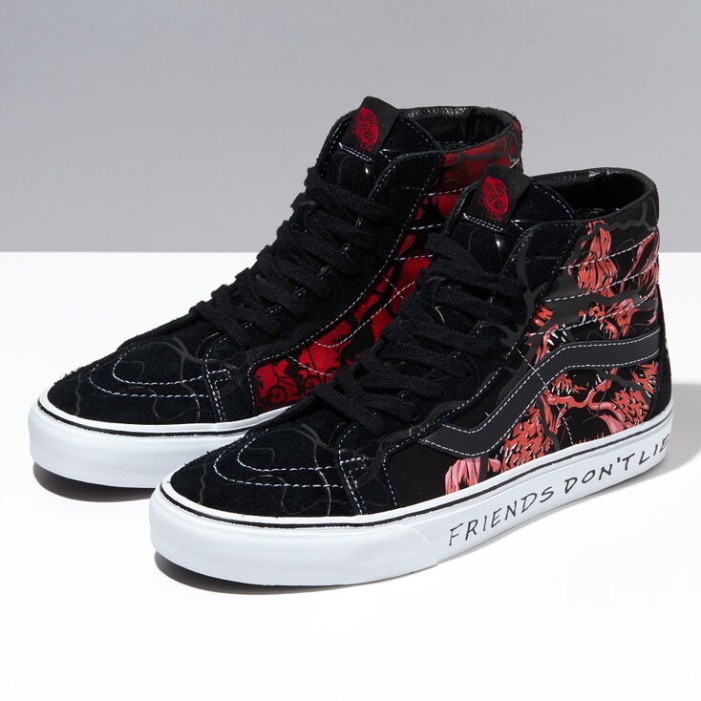 Furgonok X Idegen Dolgok Sk8-hi Reissue Fekete-piros