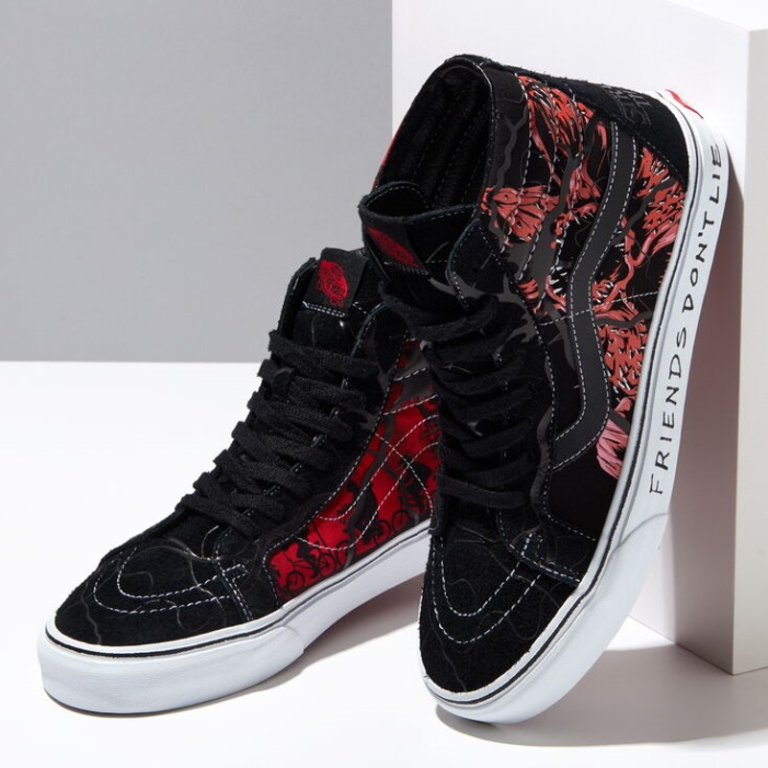Furgonok X Idegen Dolgok Sk8-hi Reissue Fekete-piros