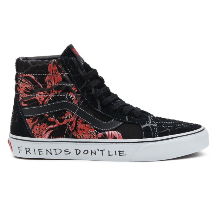 Furgonok X Idegen Dolgok Sk8-hi Reissue Fekete-piros